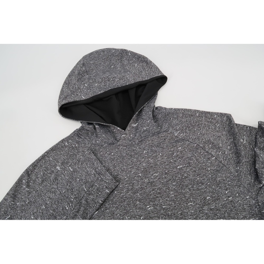 Lululemon Fresh Form Hoodie Mens Medium Gray Space Dye Pullover Technical